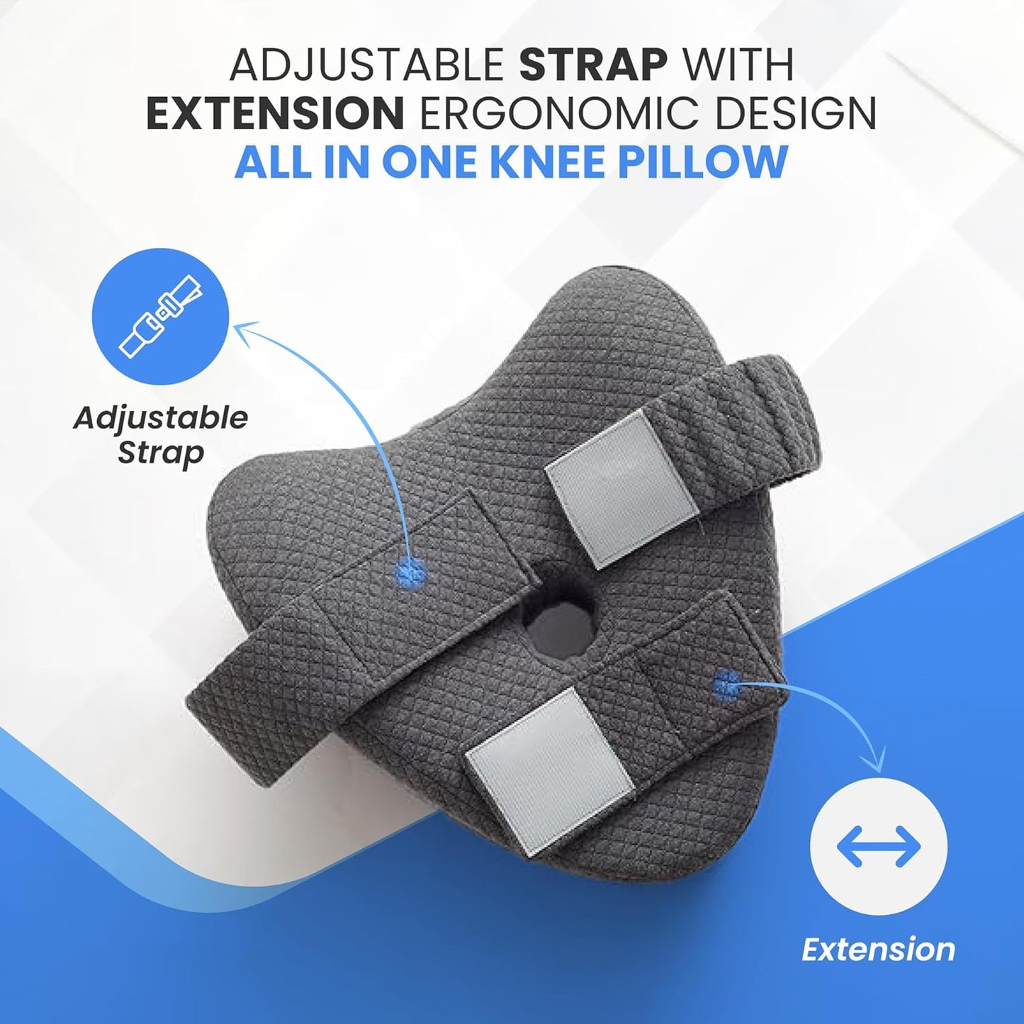 ElySleep™ - Ergonomic Knee Pillow